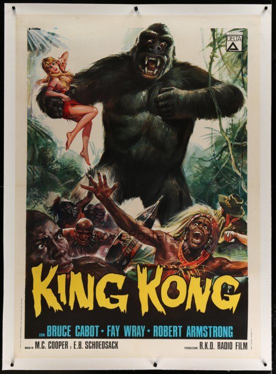 Y-628 King Kong Classic Movie Vintage 27x40 24x36 Hot Poster 
