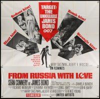 4k001 FROM RUSSIA WITH LOVE 6sh '64 Sean Connery is Ian Fleming's unkillable James Bond 007!