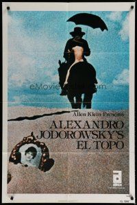 4k037 EL TOPO teaser 1sh R75 Alejandro Jodorowsky Mexican bizarre cult classic!