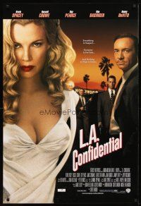 4k249 L.A. CONFIDENTIAL int'l 1sh '97 Russell Crowe, Guy Pearce, Kevin Spacey, sexy Kim Basinger!