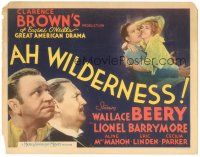 4k090 AH WILDERNESS TC '35 Wallace Beery, Lionel Barrymore, Eugene O'Neill's American drama!