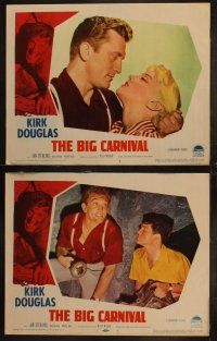 4k071 ACE IN THE HOLE 8 LCs '51 Billy Wilder classic, Kirk Douglas, Jan Sterling, The Big Carnival!