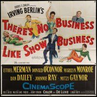 4p032 THERE'S NO BUSINESS LIKE SHOW BUSINESS 6sh '54 art of sexy Marilyn Monroe & top cast!