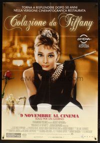 4p433 BREAKFAST AT TIFFANY'S Italian 1p R11 Audrey Hepburn, one day 50th anniversary release!
