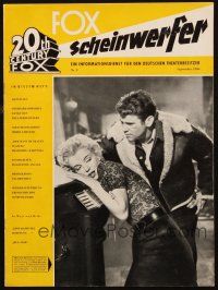 4p262 20TH CENTURY FOX SCHEINWERFER German exhibitor magazine September 1956 sexy Marilyn Monroe!