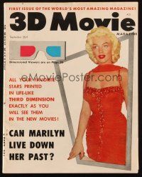 4p215 3D MOVIE MAGAZINE vol 1 no 1 magazine September 1953 can Marilyn Monroe live down her past!