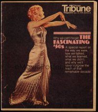 4p218 CHICAGO TRIBUNE MAGAZINE magazine Nov 14, 1976 sexy cover of Marilyn Monroe by Edward Clark!