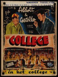 4r272 HERE COME THE CO-EDS Belgian '45 Bud Abbott & Lou Costello are loose in a girls' school!