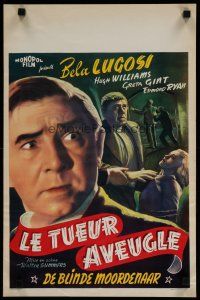 4r273 HUMAN MONSTER Belgian R50s Bela Lugosi & disfigured Wilfred Walter, Edgar Wallace story!