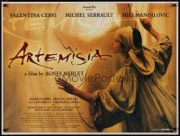 4r699 ARTEMISIA British quad '98 untold story of extraordinary woman, artist Artemisia Gentileschi