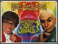 4r700 AUSTIN POWERS: THE SPY WHO SHAGGED ME teaser British quad '99 Mike Myers as Powers & Dr. Evil