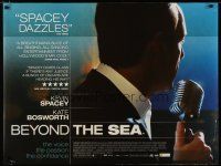 4r707 BEYOND THE SEA British quad '04 Kevin Spacey as Bobby Darin on stage w/mic!
