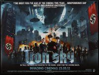 4r750 IRON SKY advance DS British quad '12 Julia Dietze, Gotz Otto, Kirby, Nazis on moon sci-fi!