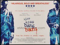 4r756 KISS KISS BANG BANG DS British quad '05 Robert Downey Jr., Val Kilmer, Michelle Monaghan