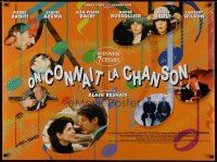 4r791 SAME OLD SONG DS British quad '97 On connait la chanson, Pierre Arditi, Sabine Azema!