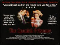 4r805 SPANISH PRISONER DS British quad '97 David Mamet, Steve Martin, Ben Gazzara