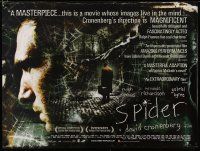 4r807 SPIDER DS British quad '02 David Cronenberg, Ralph Fiennes, cool web image!
