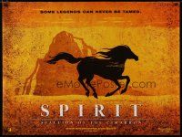 4r809 SPIRIT STALLION OF THE CIMARRON DS British quad '02 Dreamworks, cool art of horse!