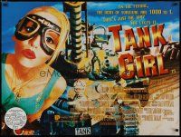 4r825 TANK GIRL DS British quad '95 Naomi Watts, wacky Lori Petty with cool futuristic tank!