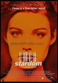 4r020 STARDOM Canadian 1sh '00 fame is a four letter word, pretty Jessica Pare!
