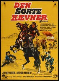 4r382 MURIETA Danish '65 Jeffrey Hunter as Joaquin Murieta, avenger who scourged all El Dorado!