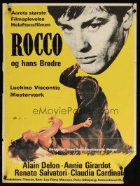 4r400 ROCCO & HIS BROTHERS Danish '61 Luchino Visconti's Rocco e I Suoi Fratelli, Alain Delon!