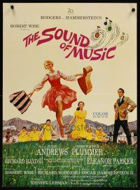 4r410 SOUND OF MUSIC English Danish '65 classic art of Julie Andrews & top cast by Howard Terpning!
