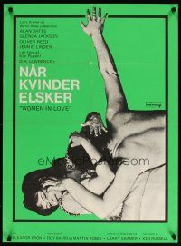 4r428 WOMEN IN LOVE Danish '71 Ken Russell, D.H. Lawrence, Glenda Jackson, wild image!