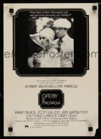 4r647 GREAT GATSBY French 15x21 '74 Robert Redford, Mia Farrow, from F. Scott Fitzgerald novel!