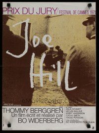 4r654 JOE HILL French 15x21 '71 Swedish Thommy Berggren, directed by Bo Widerberg!