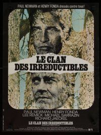 4r672 SOMETIMES A GREAT NOTION French 15x21 '71 different art of Paul Newman & Henry Fonda!