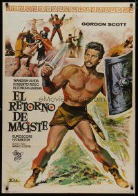 4r097 GLADIATOR OF ROME Spanish '68 Scott, Il Gladiatore di Roma, art of fight to the death!