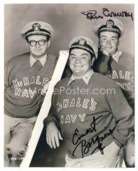4t684 McHALE'S NAVY signed 8x10 REPRO still '80s by Ernest Borgnine and Tim Conway!