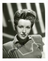 4t748 RUTH WARRICK signed 8x10 REPRO still '90s wonderfully intense head and shoulders portrait!