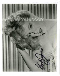 4t757 SHIRLEY JONES signed 8x10 REPRO still '90s cool pose with head down and in sexy lingerie!