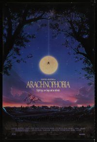 4t160 ARACHNOPHOBIA signed 1sh '90 by film editor Michael Kahn, creepy spider art by John Alvin!