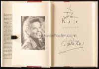 4t113 A. SCOTT BERG signed hardcover book '03 Kate Remembered, Katharine Hepburn biography!