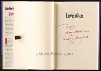 4t114 AUDREY MEADOWS signed hardcover book '94 her autobiography My Life as a Honeymooner!