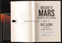 4t117 BUZZ ALDRIN signed hardcover book '13 Mission To Mars: My Vision for Space Exploration!