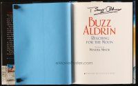 4t116 BUZZ ALDRIN signed hardcover book '05 Reaching For The Moon with art by Wendell Minor!