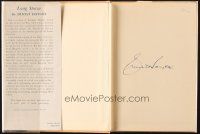 4t124 ERNEST HAYCOX signed hardcover book '46 his novel Long Storm, author of Stagecoach & more!!