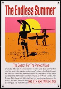 4t182 ENDLESS SUMMER signed commercial poster '13 by artist John Van Hamersveld, surfing classic!