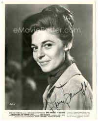4t263 ANNE BANCROFT signed 8x10.25 still '64 great smiling close up from The Pumpkin Eater!