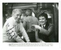 4t277 BUD YORKIN signed 8x10 still '88 the director on set with Dudley Moore filming Arthur 2!