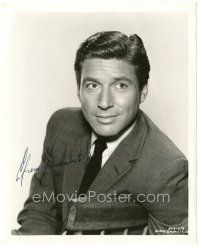 4t318 EFREM ZIMBALIST, JR signed 8.25x10 still '58 portrait in suit & tie from Home Before Dark!