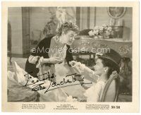 4t324 ELSA LANCHESTER signed 8.25x10 still '50 c/u with sexy Yvonne De Carlo in Buccaneer's Girl!