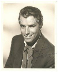 4t329 FERNANDO LAMAS signed deluxe 8.25x10 still '50s great smiling portrait of the handsome star!