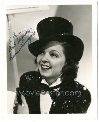 4t334 FRANCES LANGFORD signed deluxe 8x10 still '30s wonderful portrait by Clarence Sinclair Bull!