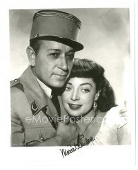 4t675 MARIE WINDSOR signed 8x10 REPRO still '90s pictured w/ George Raft in Outpost in Morocco!
