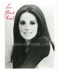 4t423 MARLO THOMAS signed 8x10 still '70s head & shoulders close up of the sexy actress!